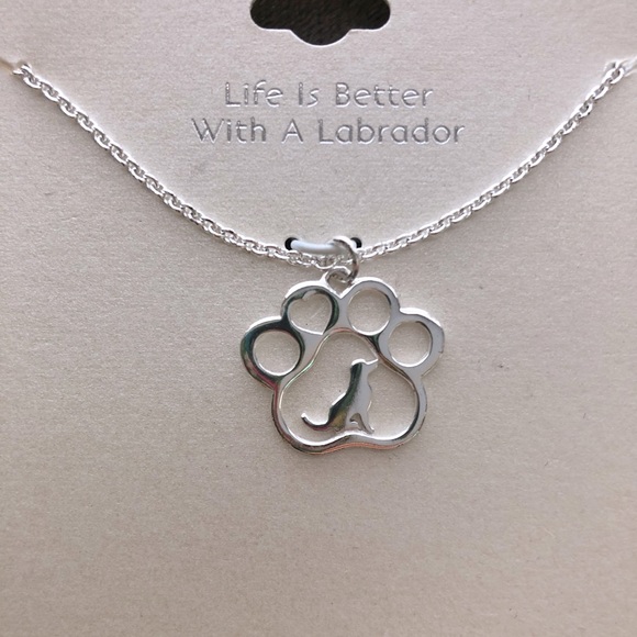Silver Companions Jewelry - Life Is Better With A Labrador Silver Companions Necklace